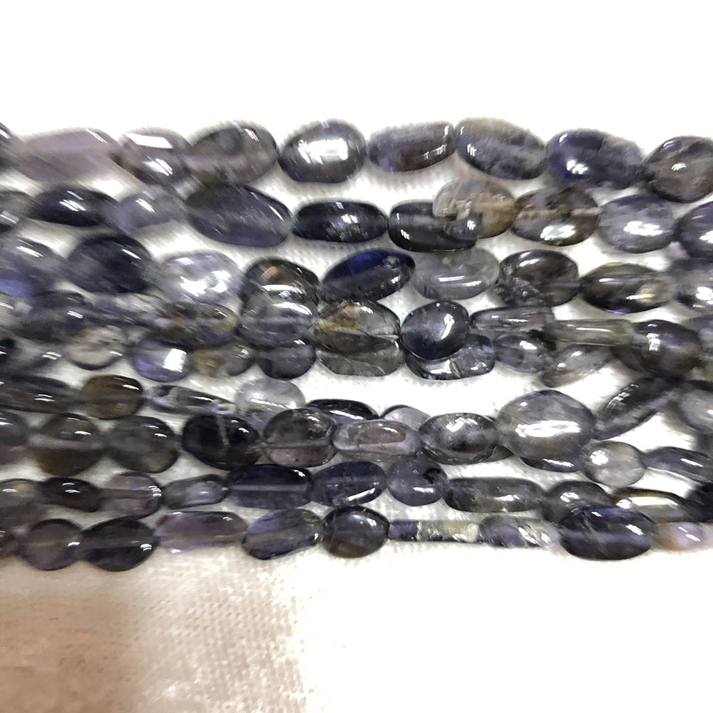 Small Tanzanite Oval Beads