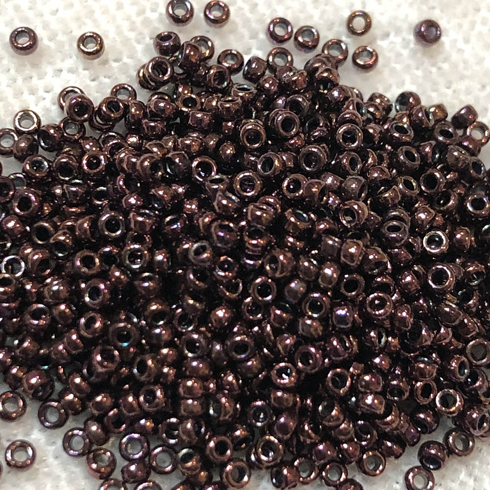 15/0 Metallic Raspberry 460 Japanese Seed Beads