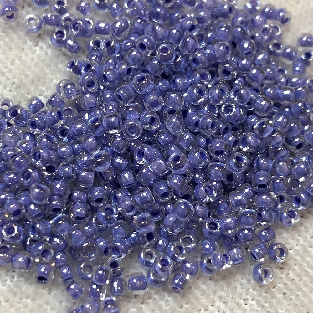 11/0 Lavender Lined Crystal 223B Japanese Seed Beads