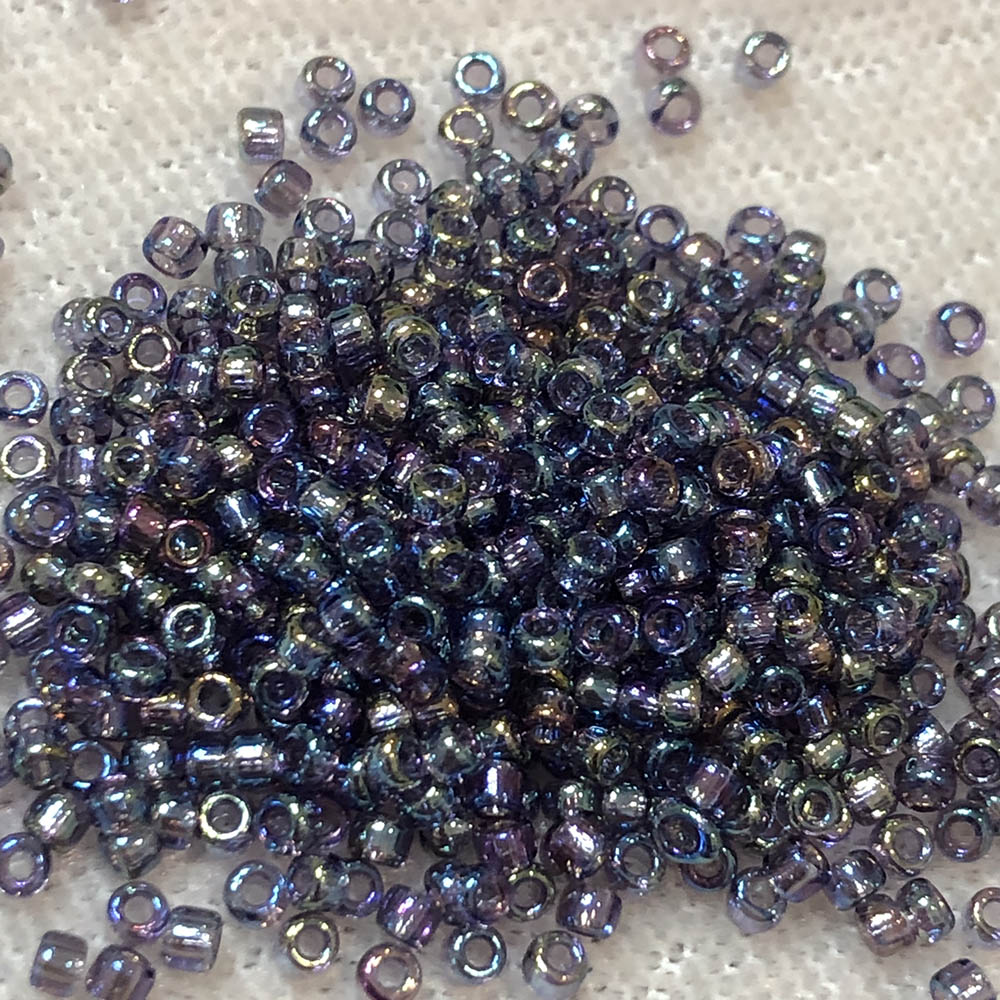 11/0 Light Amethyst Rainbow AB 255 Japanese Seed Beads