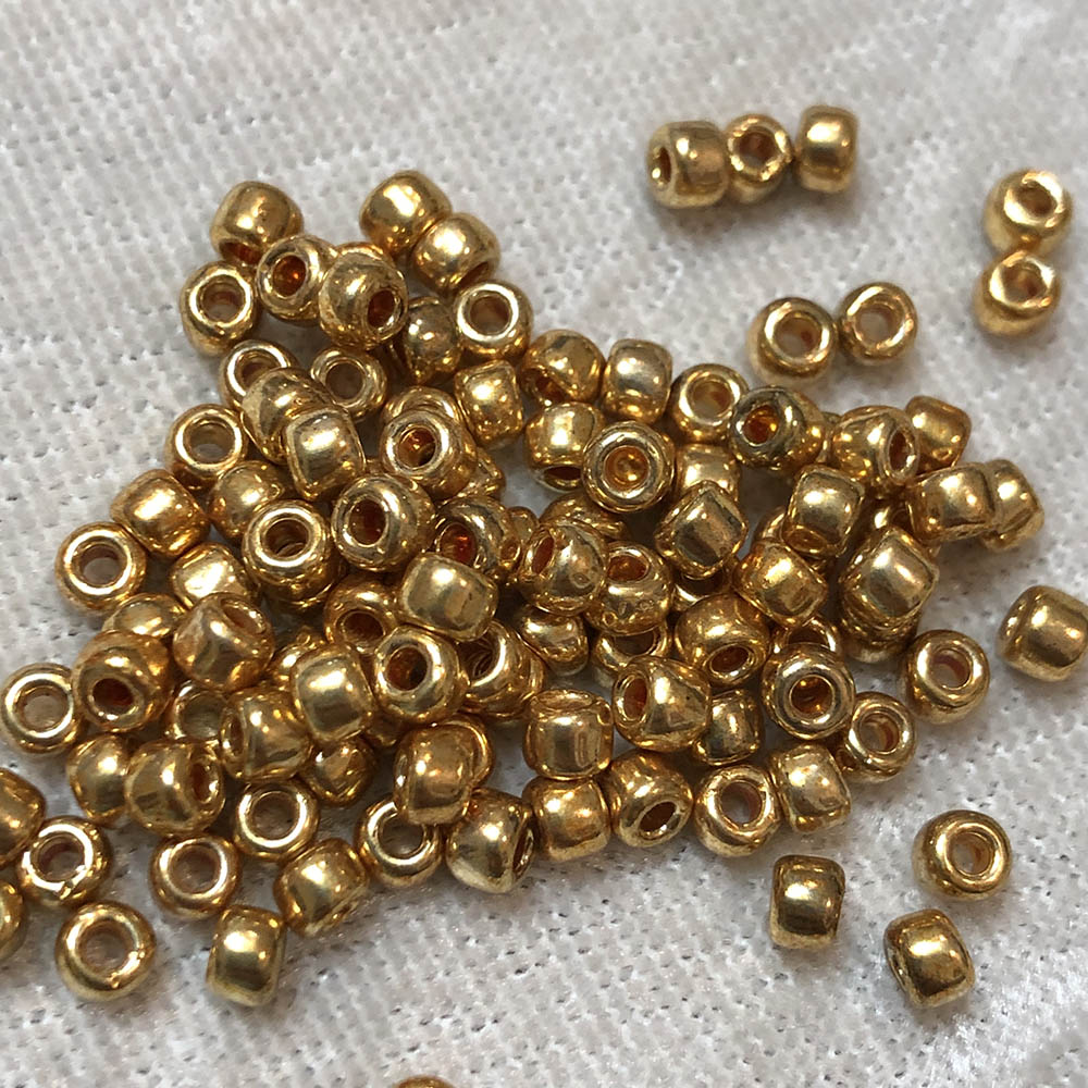 6/0 Gold 471 Japanese Seed Beads