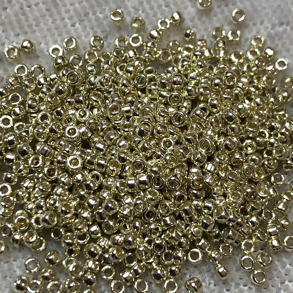 15/0 Galvanized Gold P482 Japanese Seed Beads