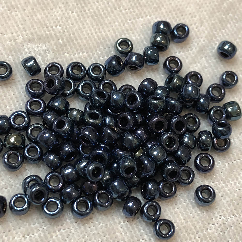 6/0 Gunmetal Iris 456 Japanese Seed Beads