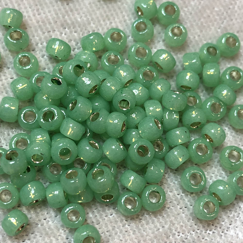 6/0 Silver Lined Alabaster 572A Japanese Seed Beads