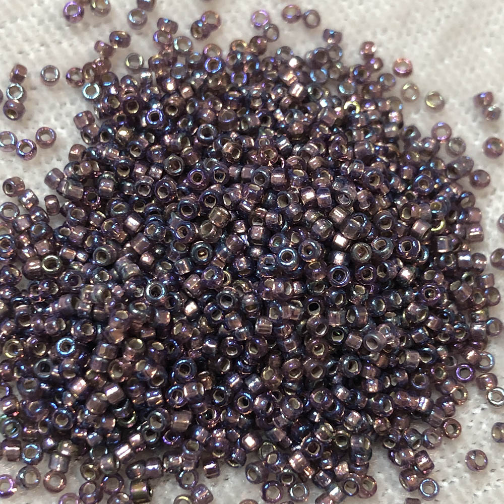 15/0 Silver Lined Amethyst AB 639 Japanese Seed Beads