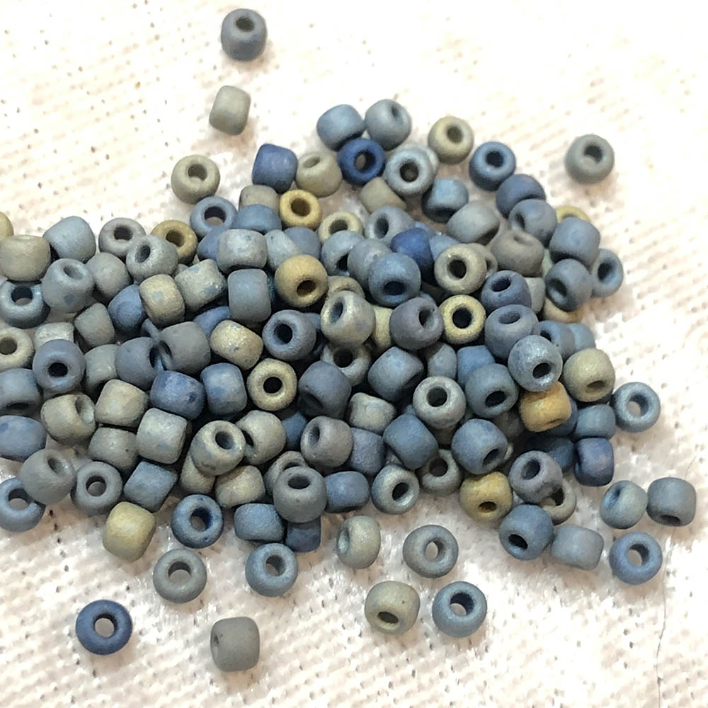 8/0 Matte Metallic Silver Gray F460X Japanese Seed Beads