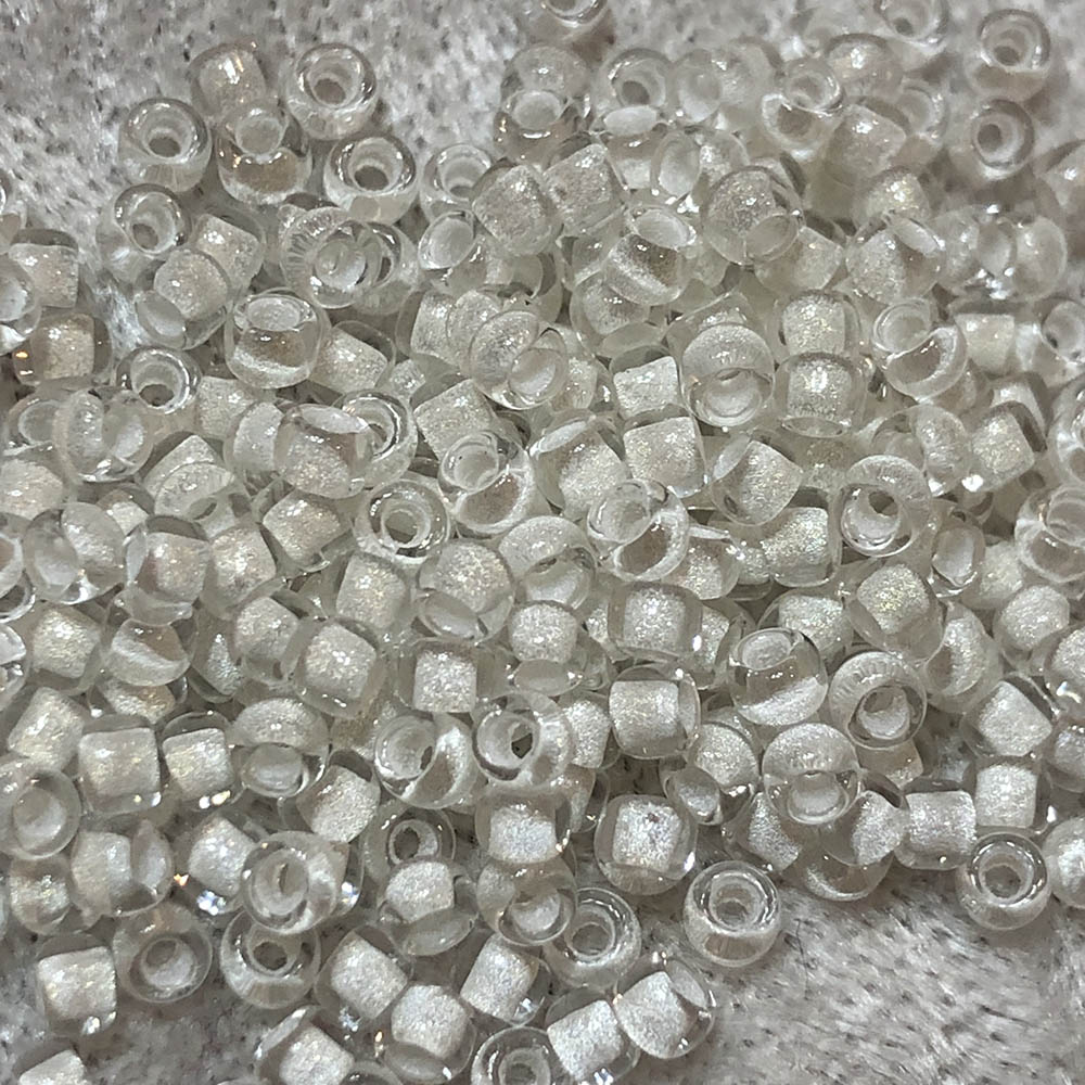 8/0 Reflective Lined Clear Seed Beads 2500 Japanese Seed Beads