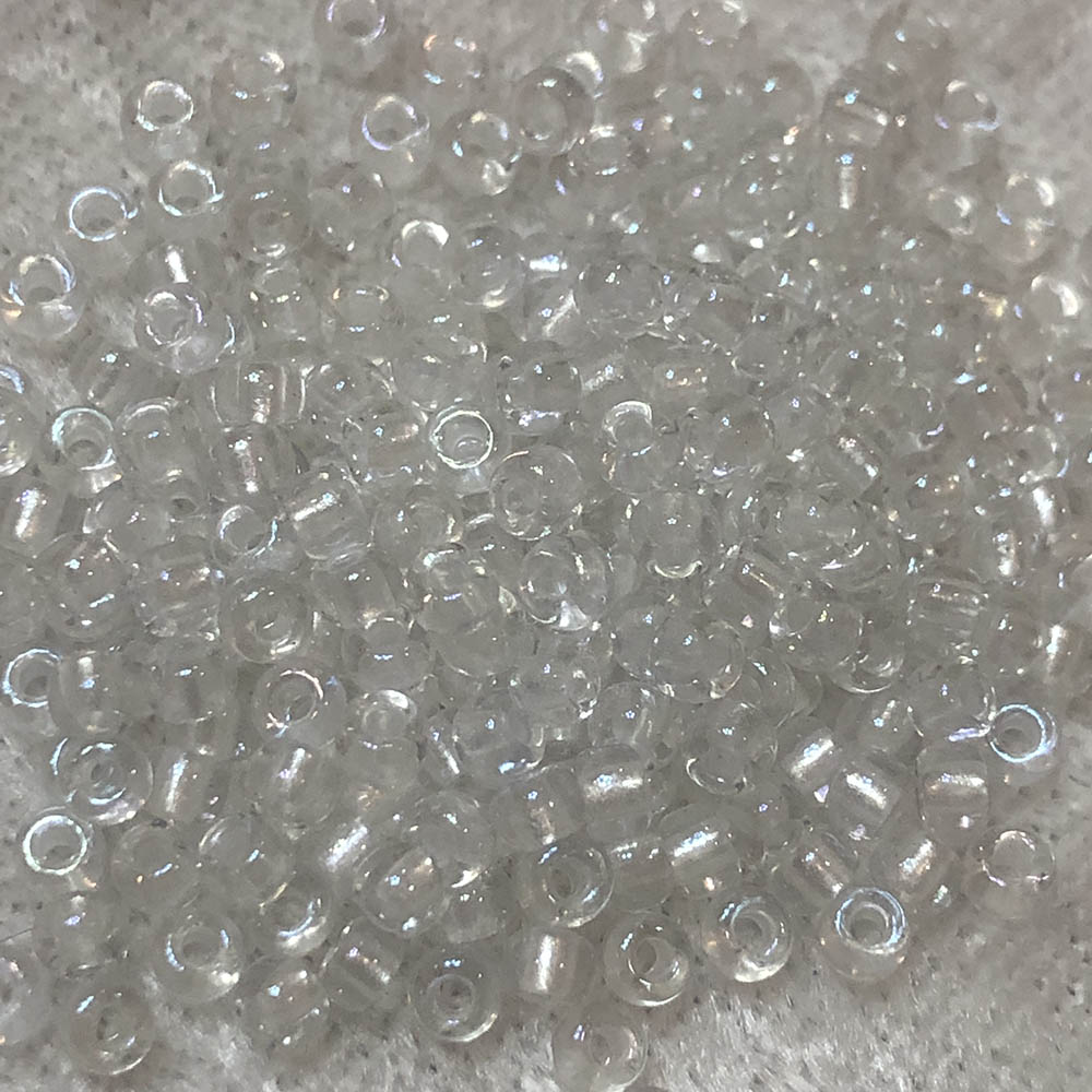 8/0 White Crystal AB 770 Japanese Seed Beads