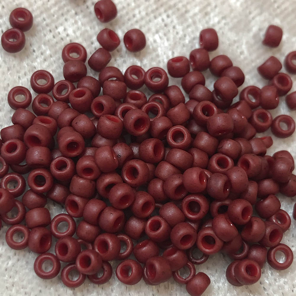 8/0 Semi Glazed Marsala 2609F Japanese Seed Beads