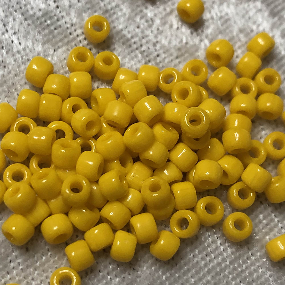 6/0 Opaque Yellow 404 Japanese Seed Beads