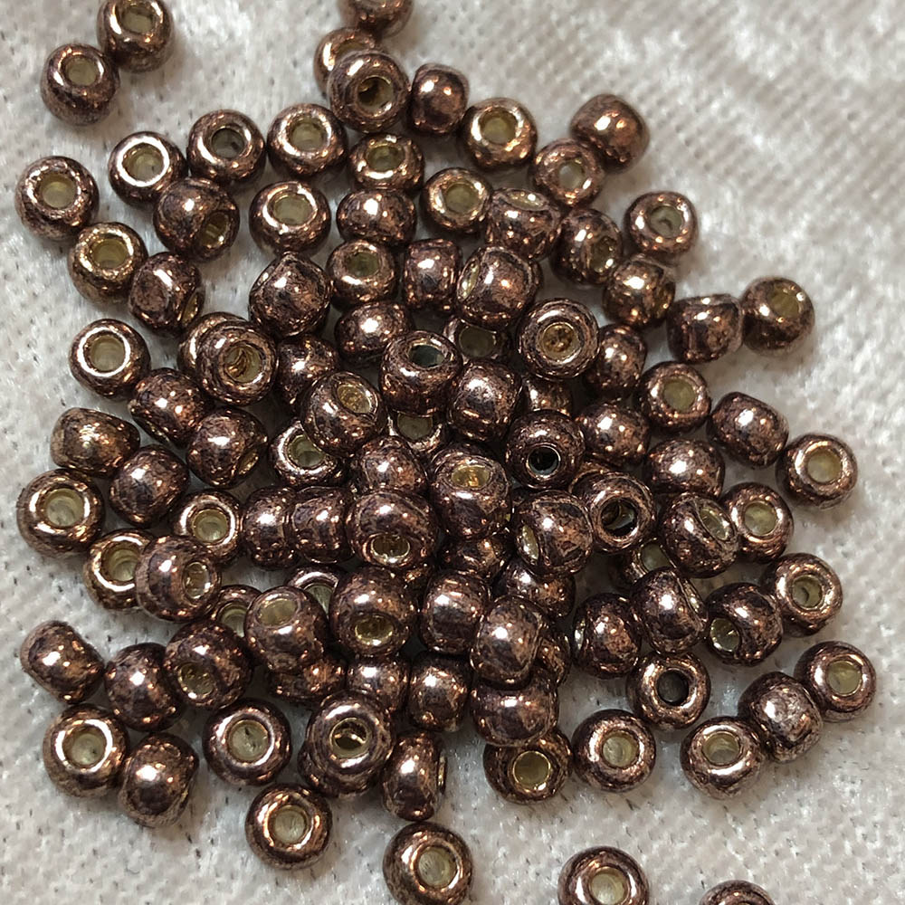 6/0 Permanent Metallic Taupe P490 Japanese Seed Beads