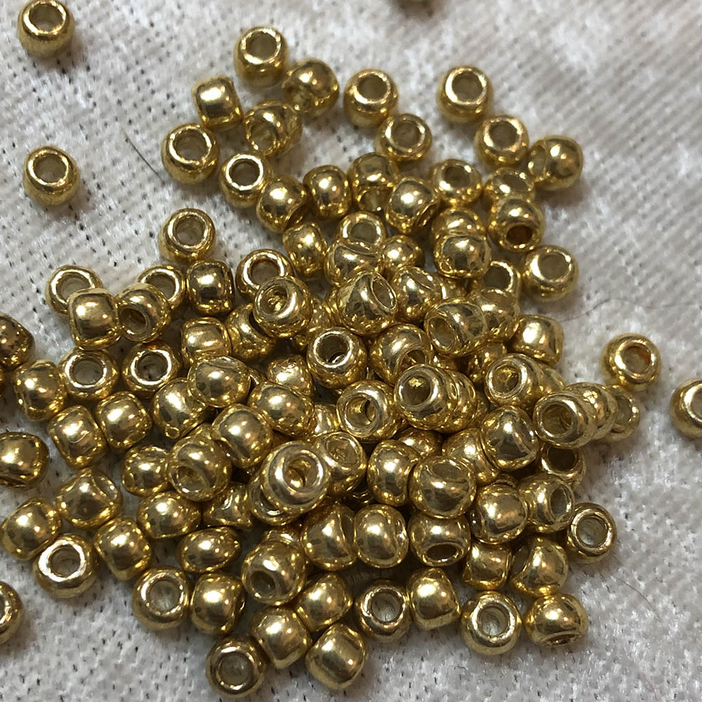 6/0 Permanent Metallic Gold P471 Japanese Seed Beads