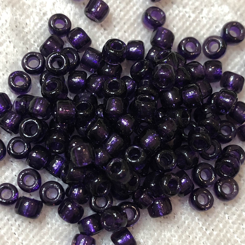 6/0 Colorlined Purple 323B Japanese Seed Beads