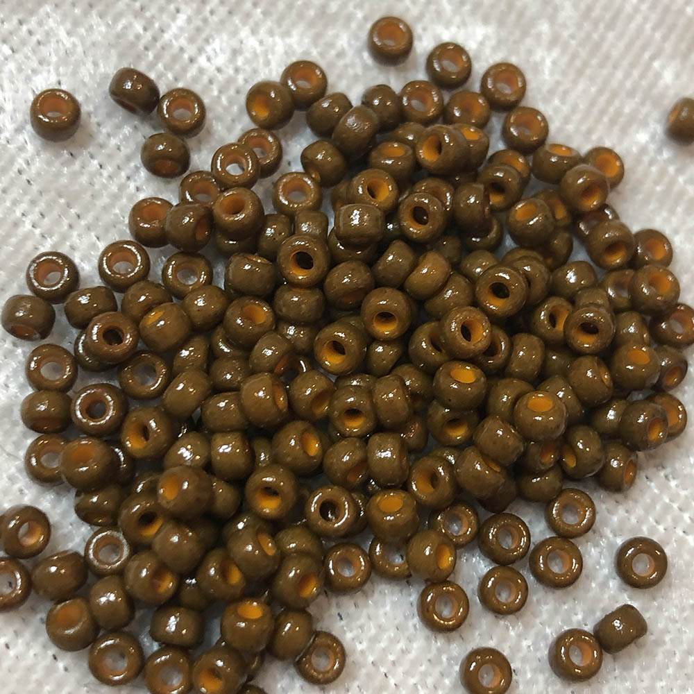 8/0 Duracoat Opaque Cognac D4492 Japanese Seed Beads