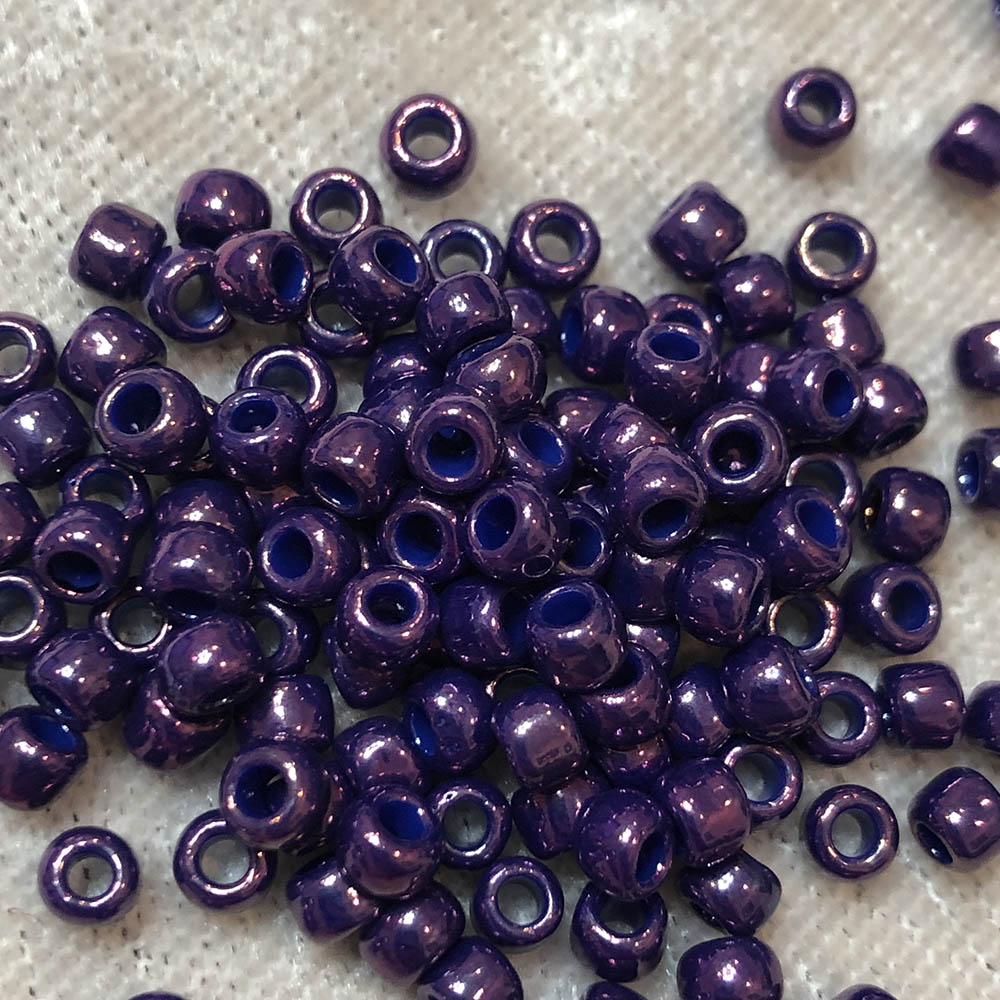 6/0 Metallic Royal Purple 460D Japanese Seed Beads