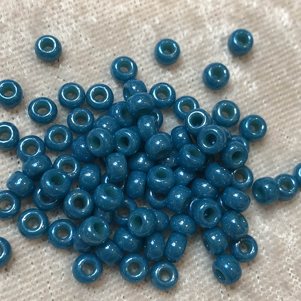 6/0 Dark Cerulean Luster 443 Japanese Seed Beads