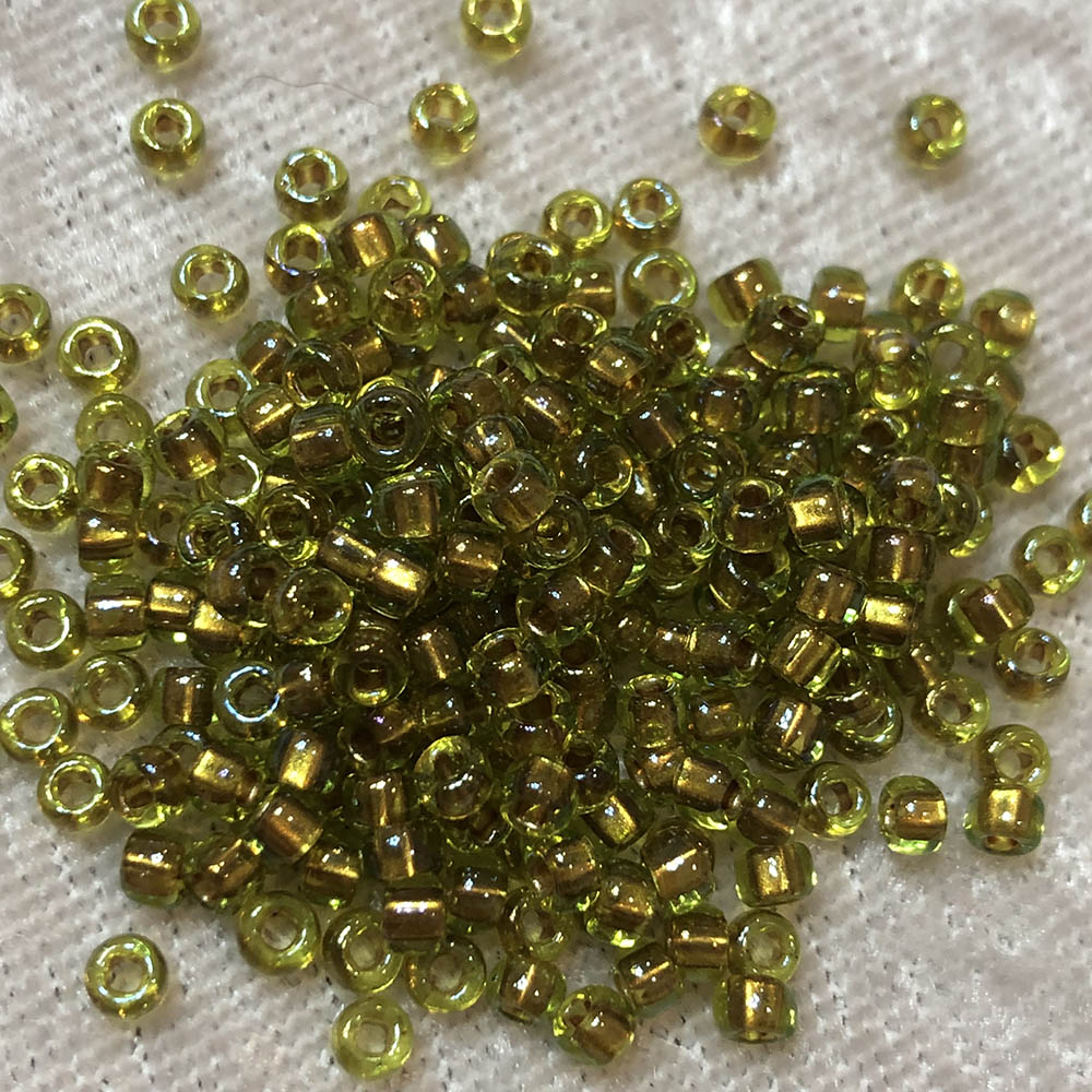 8/0 Silver Lined Peridot AB 726 Japanese Seed Beads