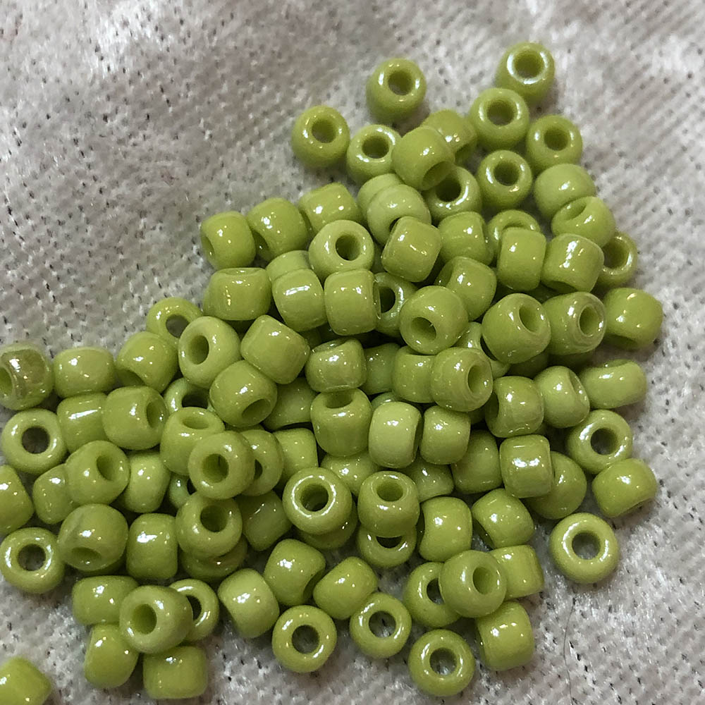 6/0 Opaque Luster Light Green 431A Japanese Seed Beads