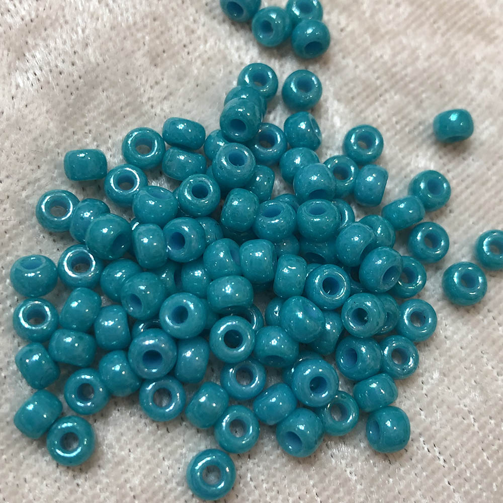 6/0 Teal Luster 430J Japanese Seed Beads