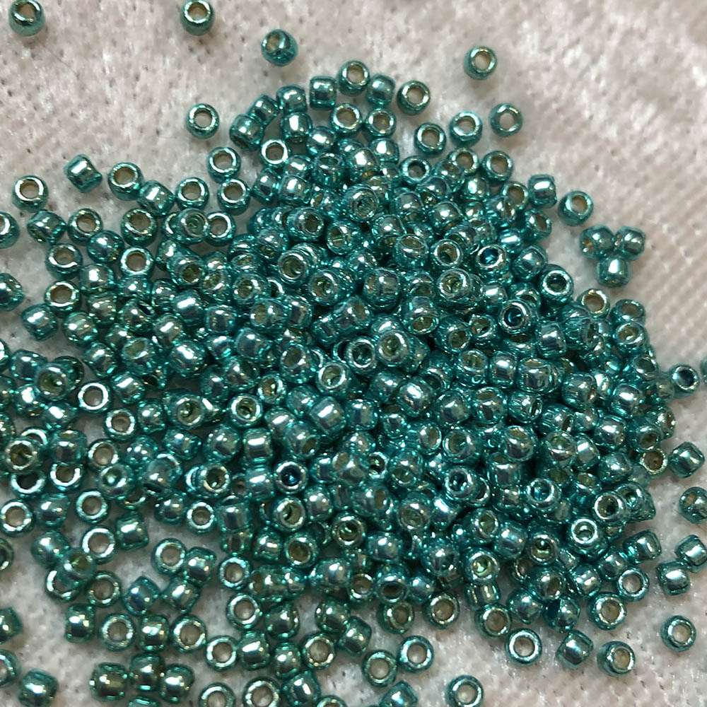 11/0 Permanent Metallic Teal P474 Japanese Seed Beads