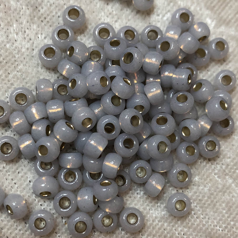 6/0 Silverlined Dyed Smoky Opal 576 Japanese Seed Beads