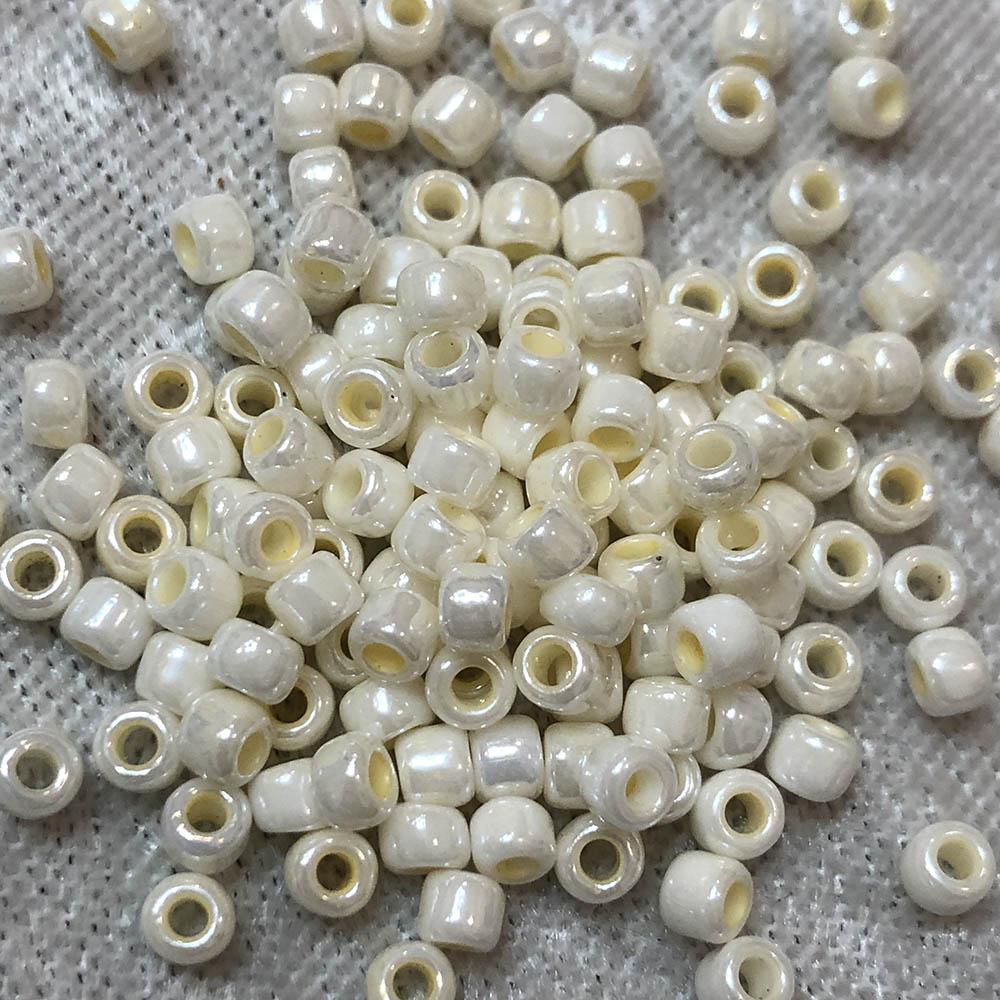 6/0 Opaque Luster Cream 421B Japanese Seed Beads