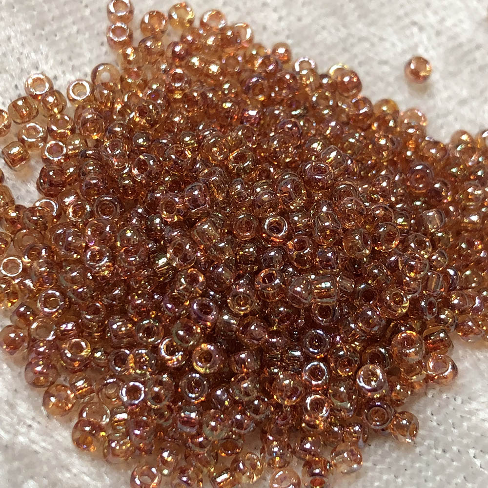 11/0 Light Peach AB 300H Japanese Seed Beads