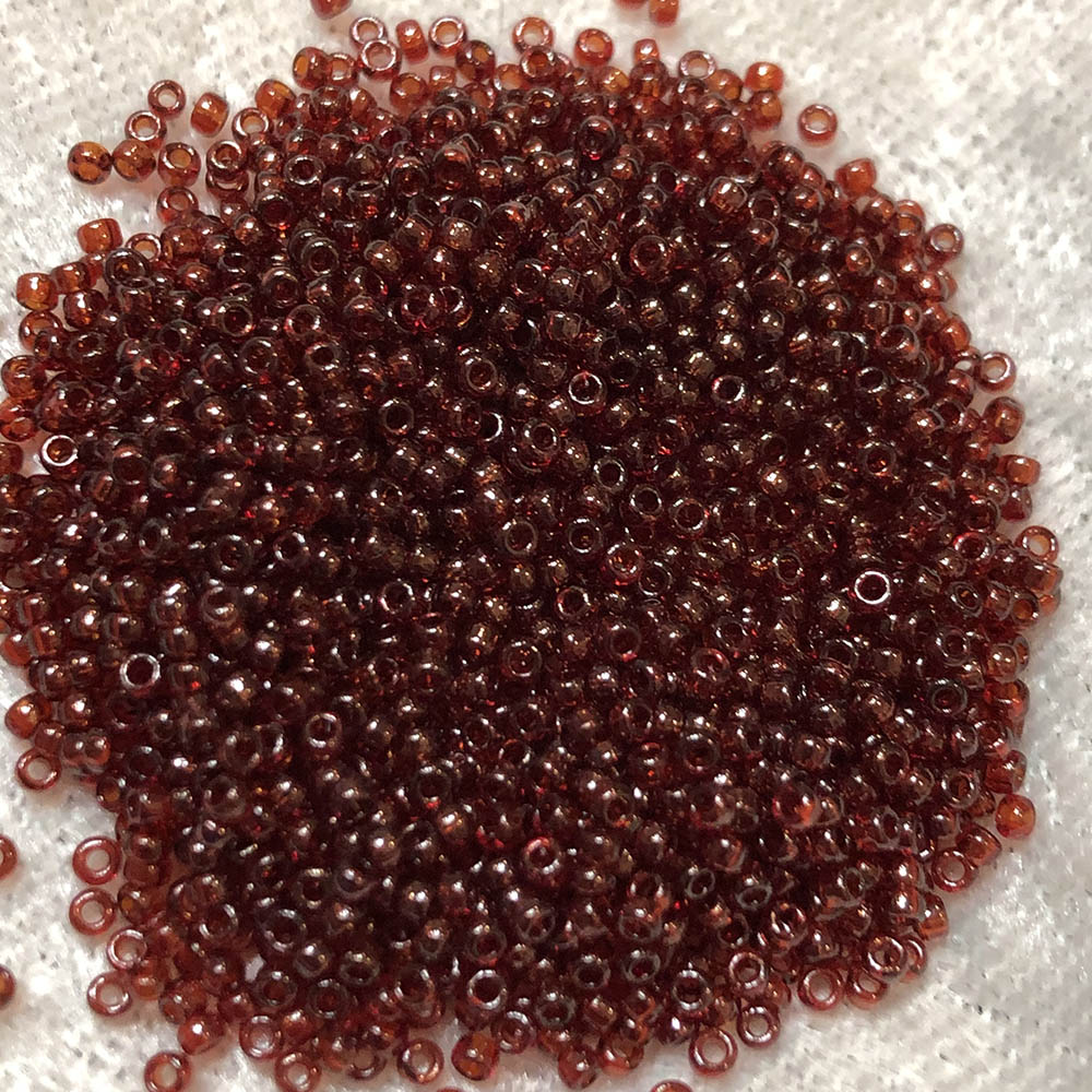 15/0 Ruby Gold Luster 304 Japanese Seed Beads