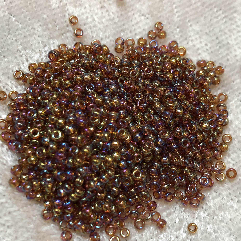 15/0 Transparent Topaz AB 257 Japanese Seed Beads