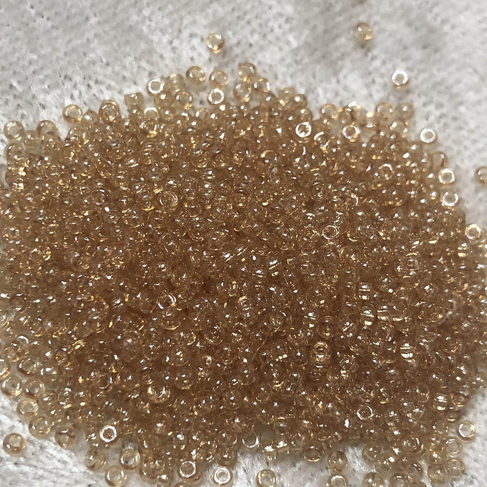 15/0 Transparent Light Canary AB 325 Japanese Seed Beads