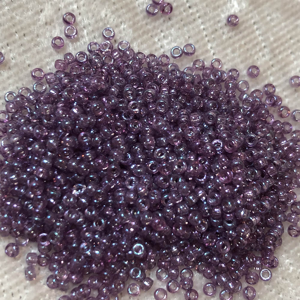 15/0 Purple Gold Luster 317A Japanese Seed Beads