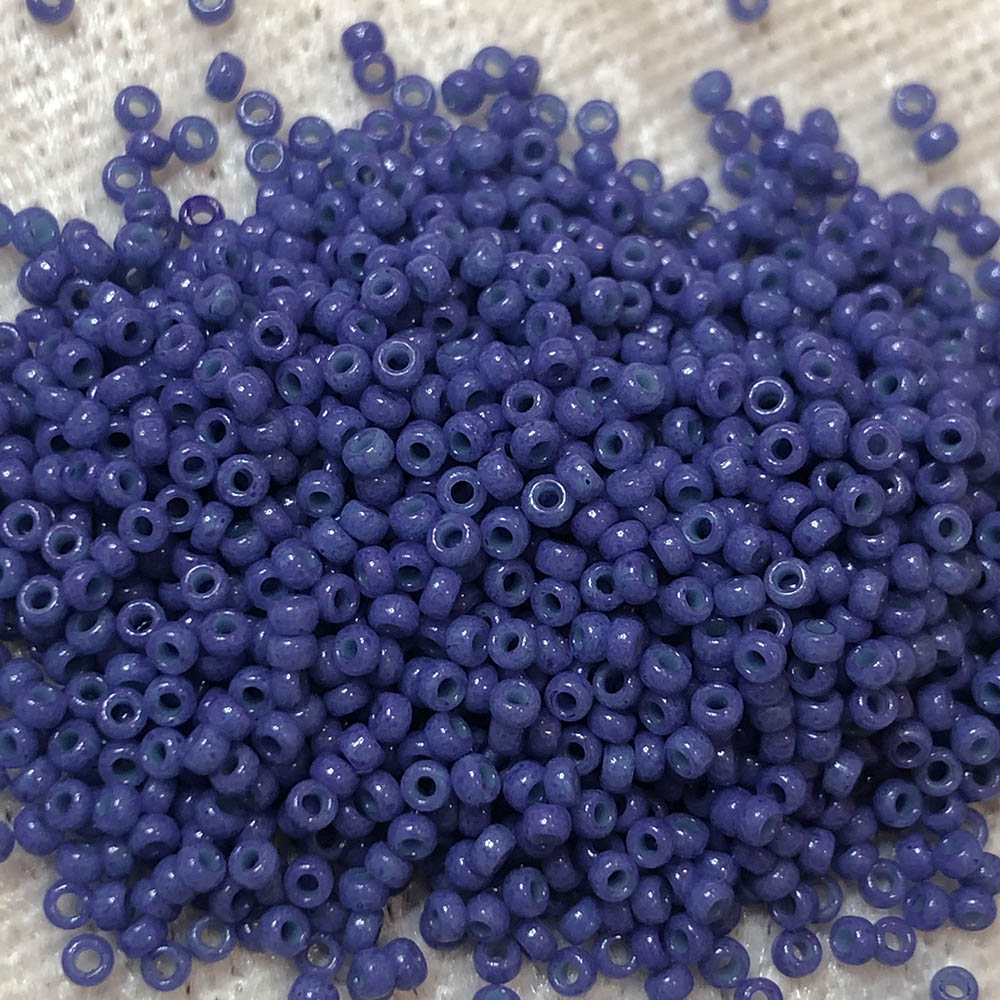 15/0 Opaque Indigo 413E Japanese Seed Beads