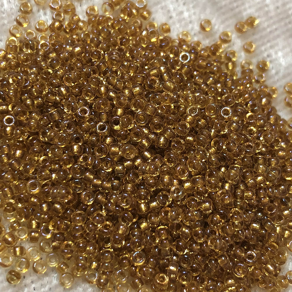 15/0 Light Topaz 377 Japanese Seed Beads