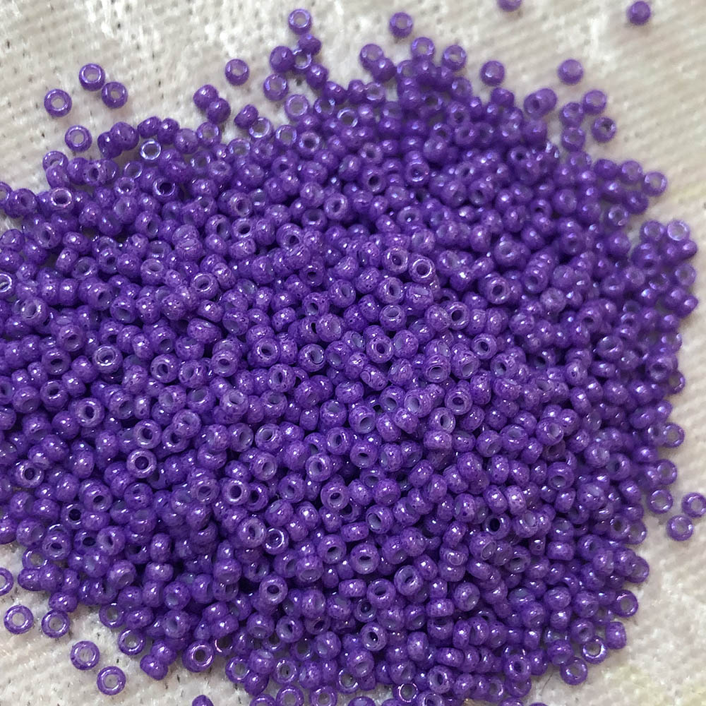 15/0 Opaque Bright Purple 419A Japanese Seed Beads