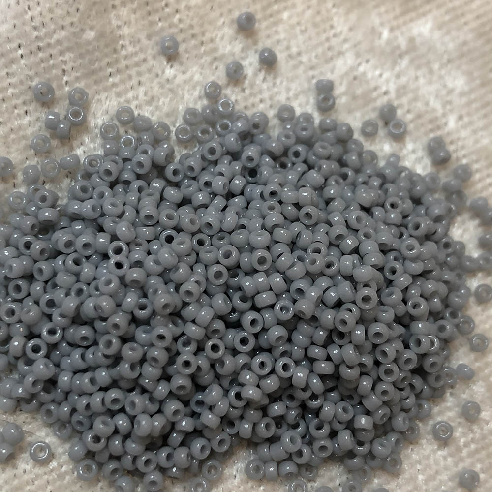 15/0 Opaque Grey 416A Japanese Seed Beads