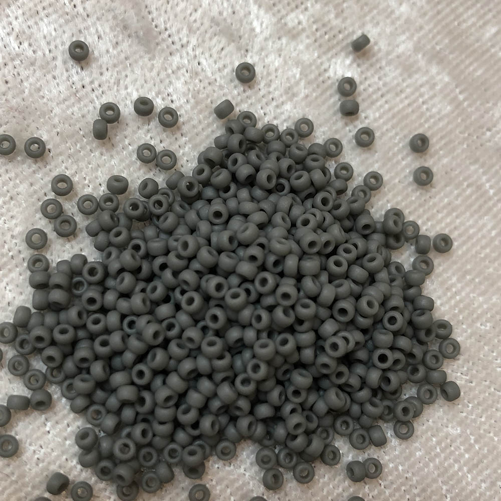 11/0 Matte Gray F416 Japanese Seed Beads