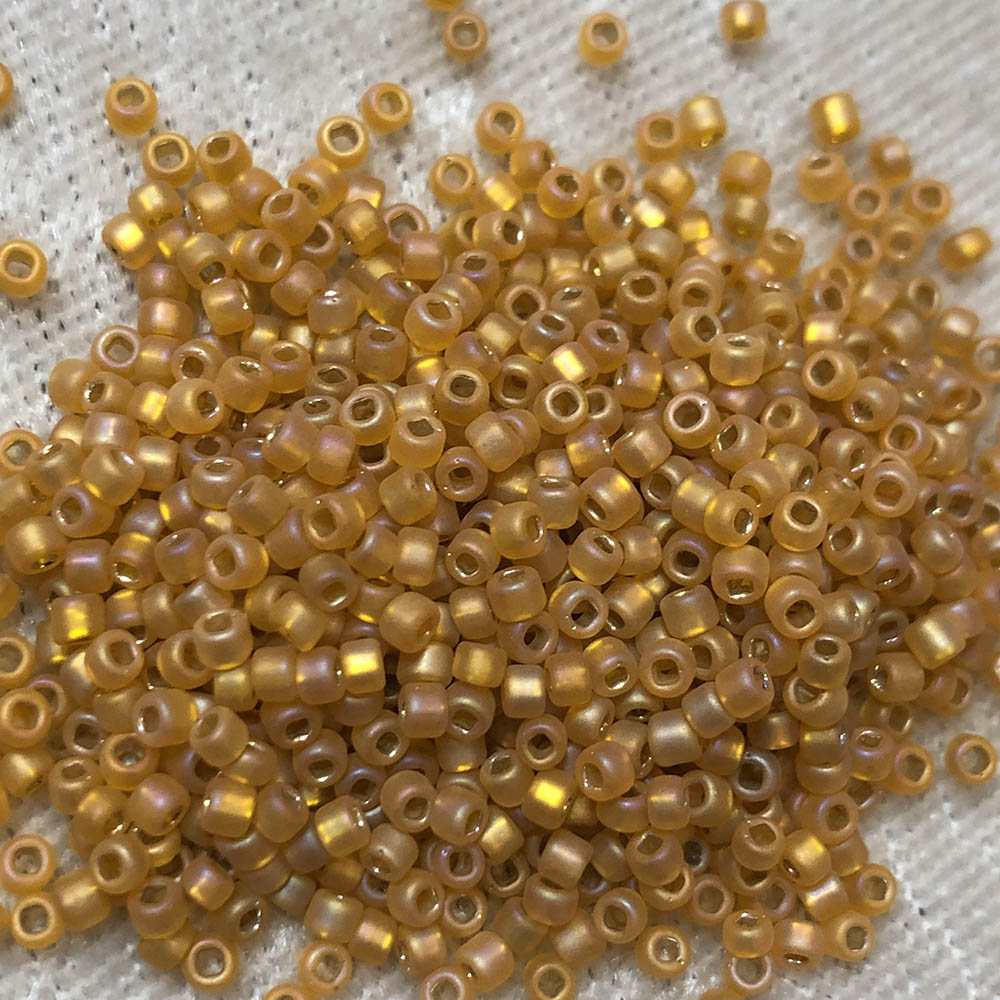 11/0 Frosted Silverlined Hyacinth F637 Japanese Seed Beads