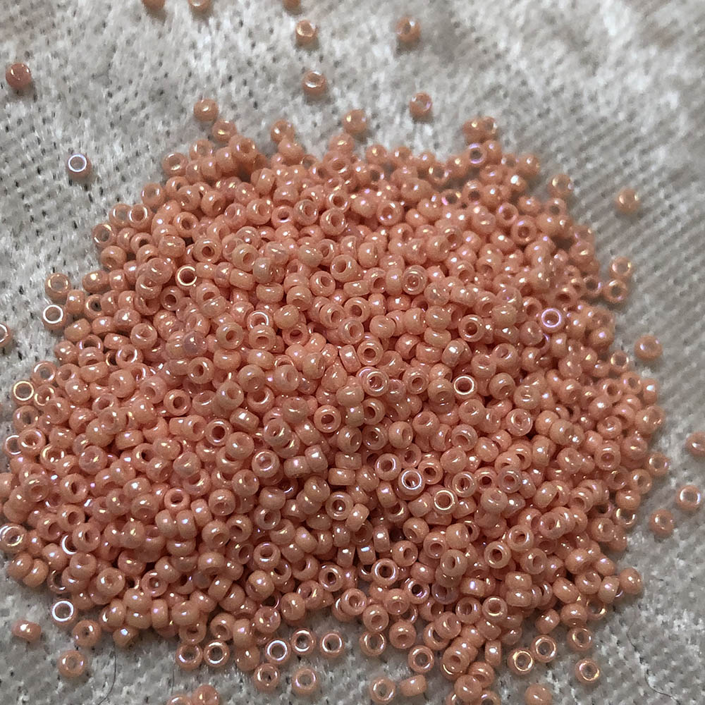 15/0 Opaque Pink AB 429C Japanese Seed Beads