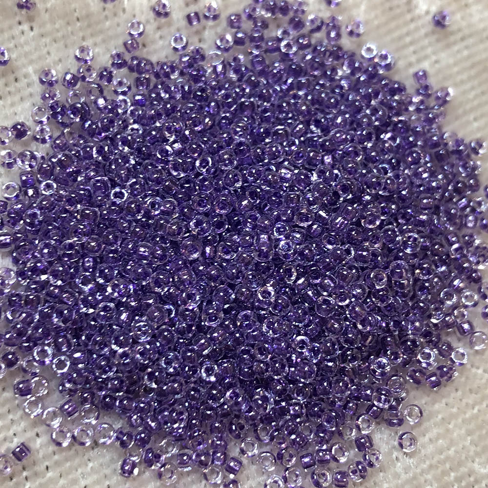 15/0 Metallic Lined Luster Purple 710 Japanese Seed Beads