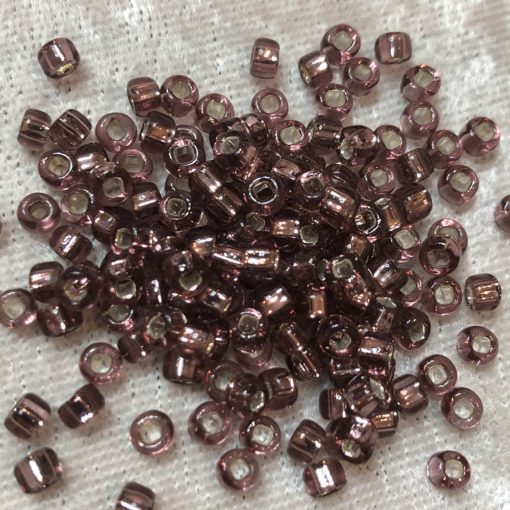 6/0 Silverlined Violet 12 Japanese Seed Beads