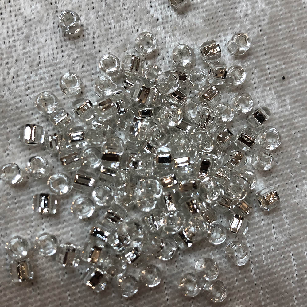 6/0 Transparent Crystal Silver Lined 1 Japanese Seed Beads