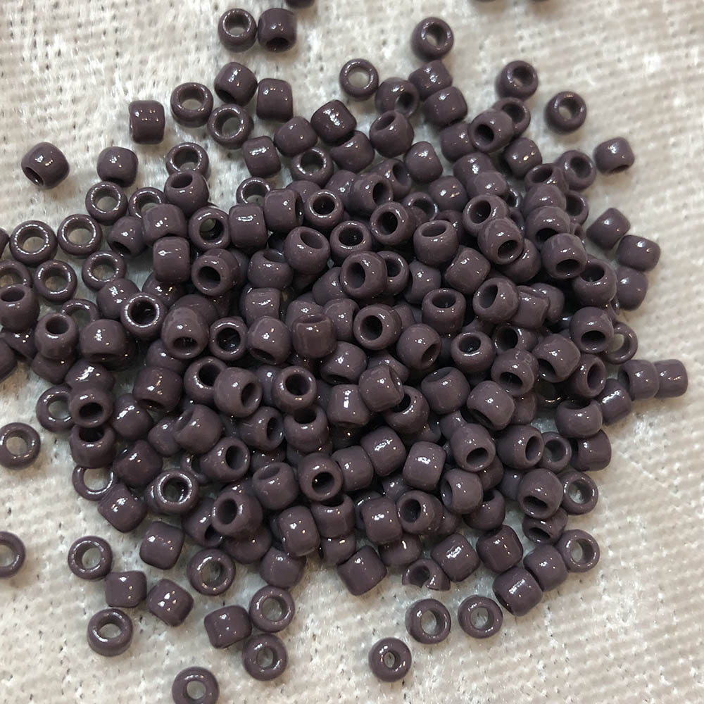 8/0 Opaque Dark Lavender 410C Japanese Seed Beads