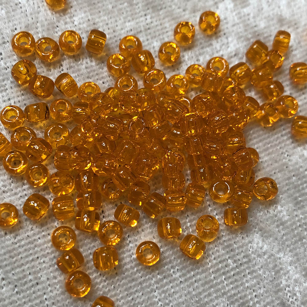 6/0 Transparent Tangerine 139 Japanese Seed Beads