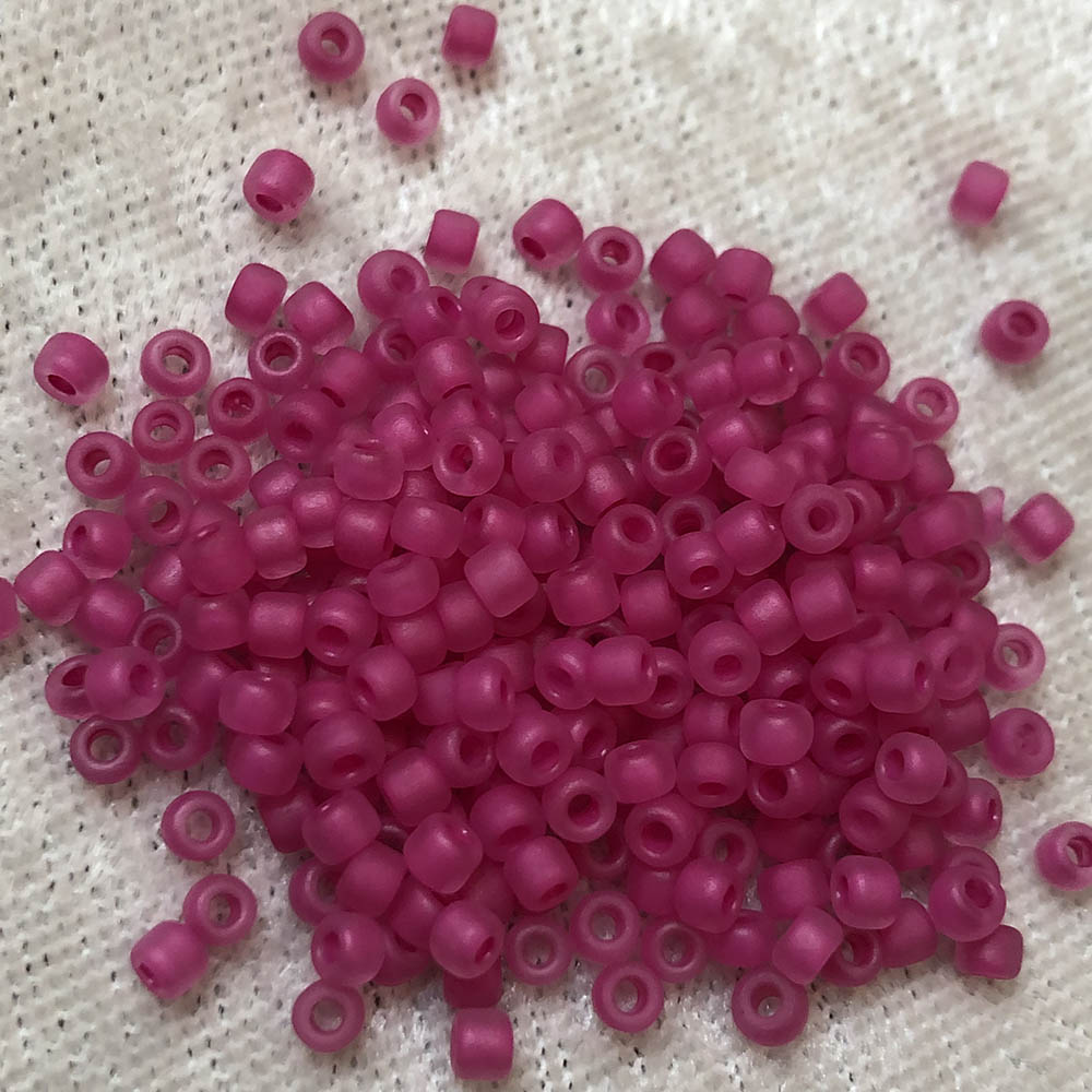 8/0 Milky Pink Yarrow Frosted F209 Japanese Seed Beads