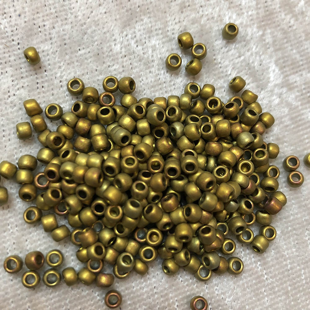 8/0 Golden Iris Matte F460R Japanese Seed Beads