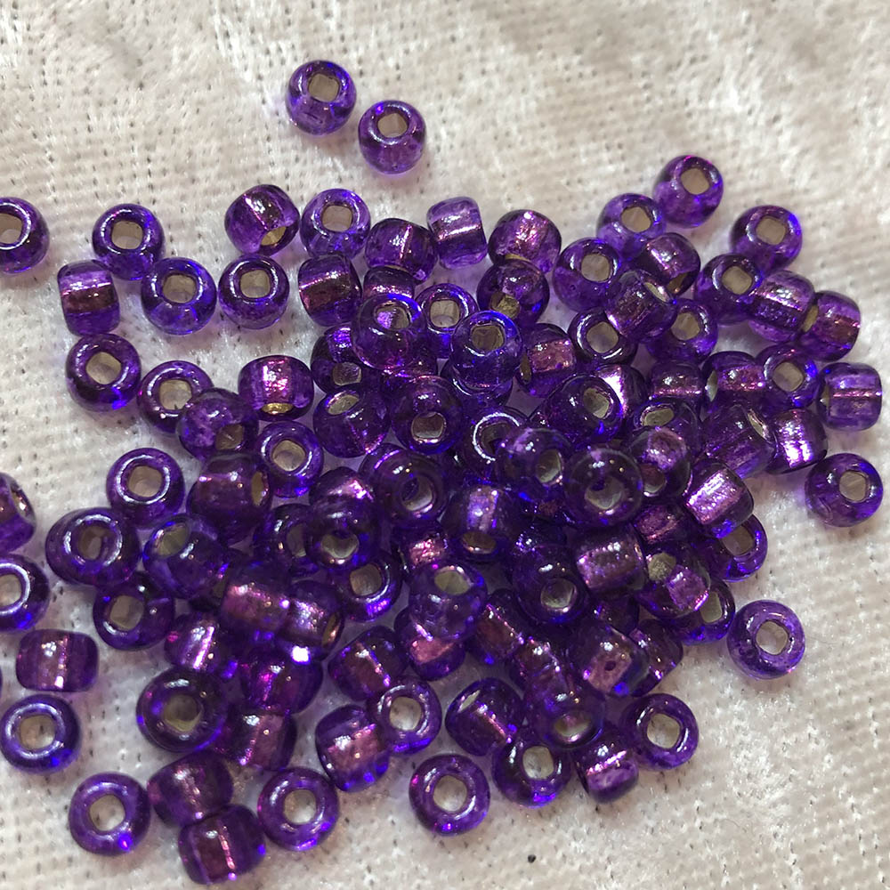 6/0 Silver Lined Amethyst Purple 26 Japanese Seed Beads