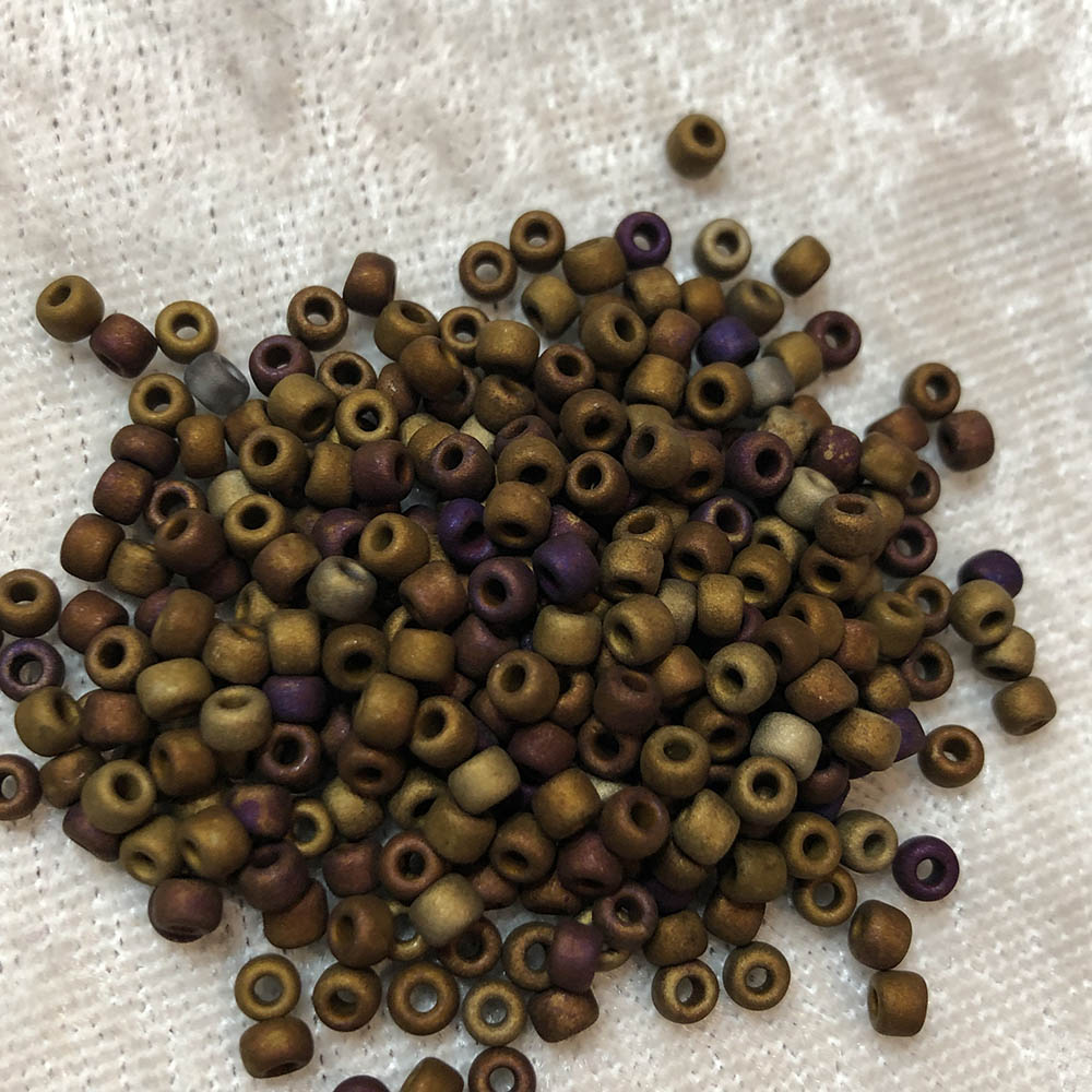 8/0 Matte Brown Iris F460Z Japanese Seed Beads