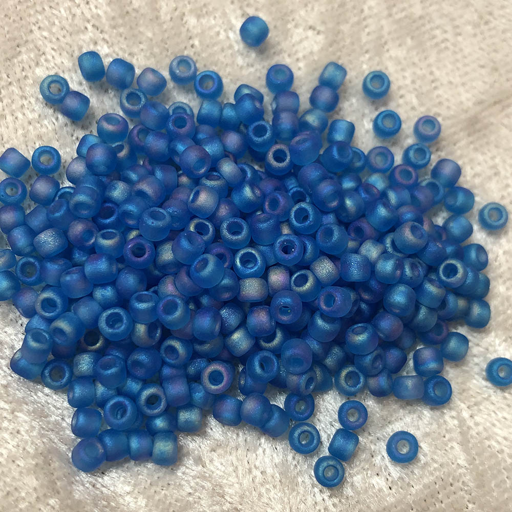 8/0 Capri Matte AB F261A Japanese Seed Beads