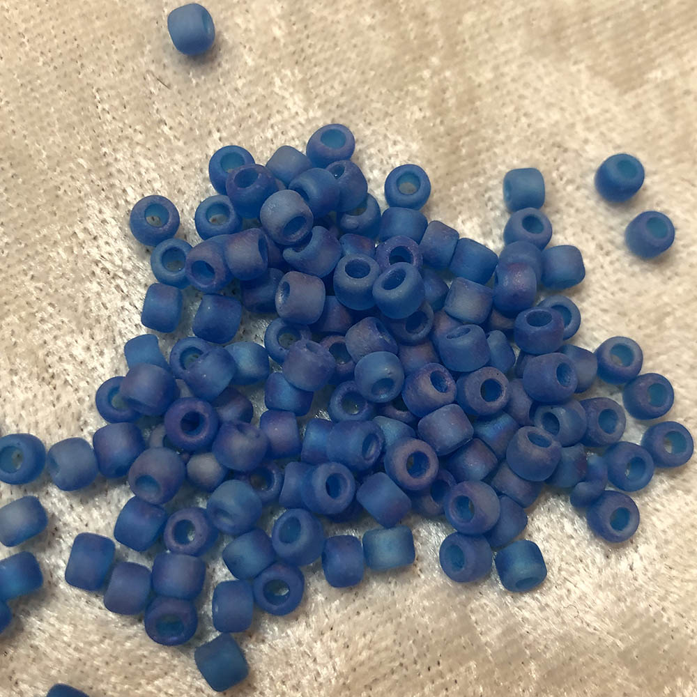 6/0 Capri Matte AB F261A Japanese Seed Beads