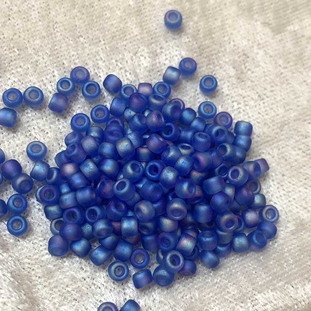 6/0 Frosted Sapphire F261 Japanese Seed Beads